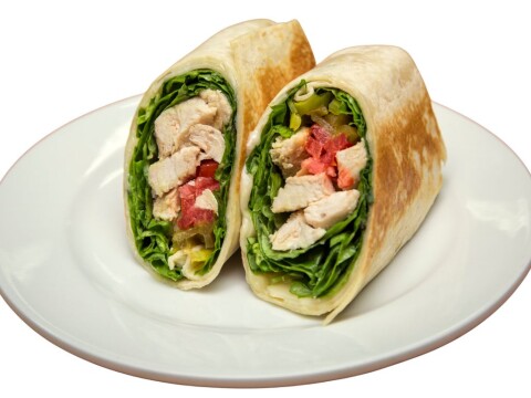Eiwraps met kip en homemade saus